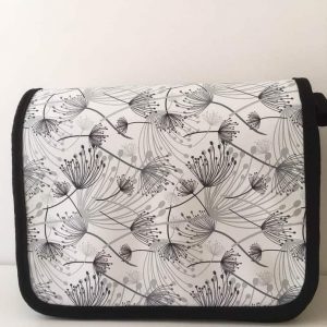 Handtasche Gross - Pusteblumen schwarz
