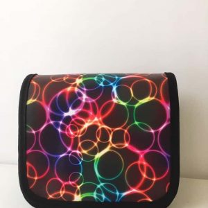 Handtasche klein - Ringe bunt