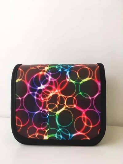 Handtasche klein - Ringe bunt