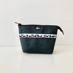 Etui Scherenschnitt Webband (Anthrazit)