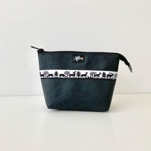 Etui Scherenschnitt Webband (Anthrazit)