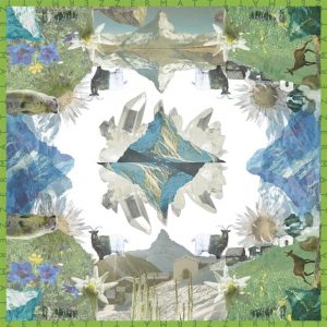 Seidenfoulard «Zermatt»