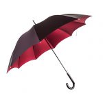 Regenschirm von Fox Umbrellas schwarz/bordeux