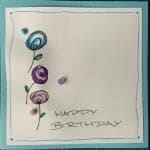 Geburtstag-Glückwunschkarte