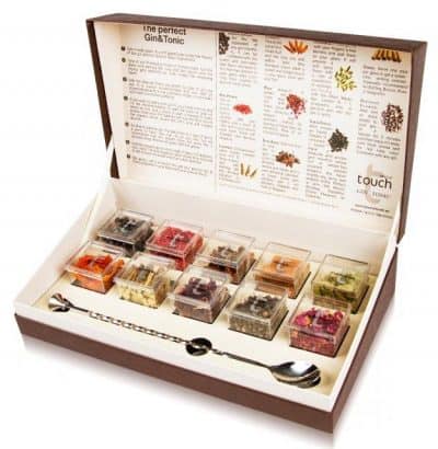 Special Touch GIN & TONIC Gourmet Set mit 10 Botanicals und Barlöffel