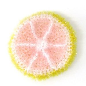 Abwasch- und Duschschwamm Grapefruit hell
