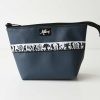 Etui gross Scherenschnitt Webband dunkelblau