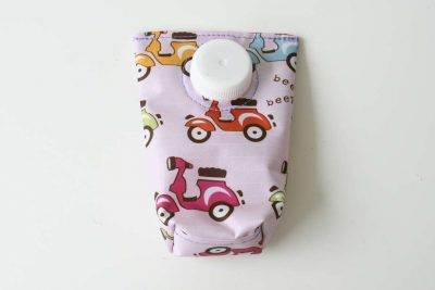 Kaugummi Tüten rosa mit Vespas