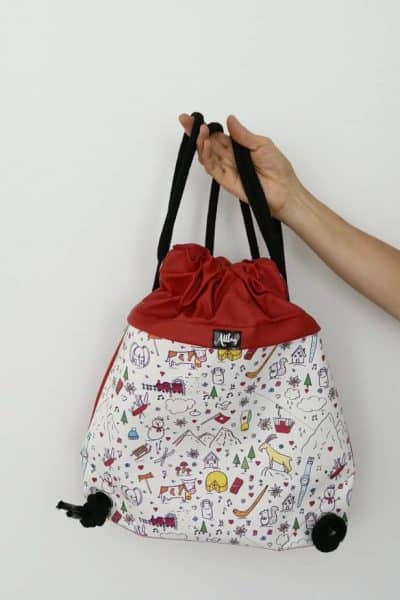 Beuteltasche Schweizer Kollektion rot