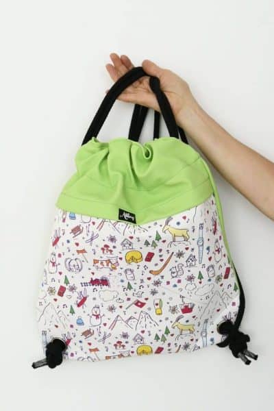 Beuteltasche Schweizer Kollektion hellgrün