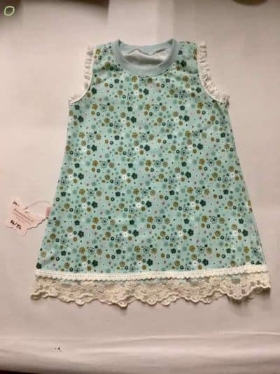 Kleid Blumen Mint