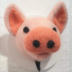 Kleiderhaken Sau