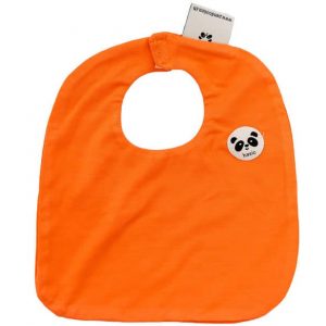 Lätzchen basic korall eckig