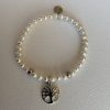 Armband Süsswasserzuchtperlen mit Lebensbaum