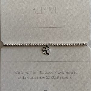 Armband mit Kleeblatt