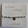 Armband Hämatit mit Krone