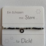 Armband Dalmatinerstein mit Stern