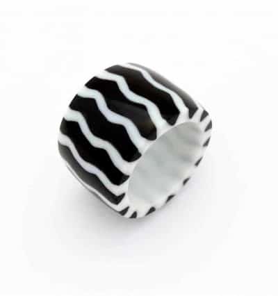 Fingerring Black&White