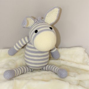 Zebra gehäkelt