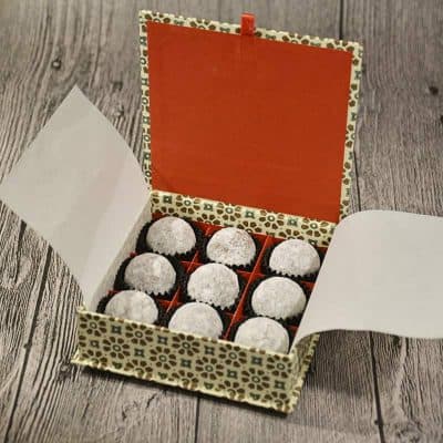 Schatulle mit Champagner-Truffes