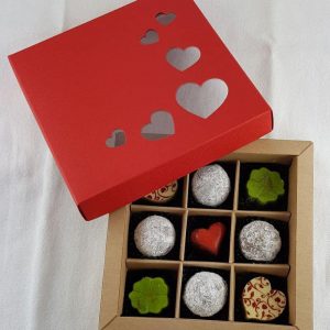 Praline Herzschachtel à 9 Stk