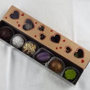 Praline Herzschachtel à 6 Stk