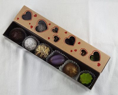 Praline Herzschachtel à 6 Stk