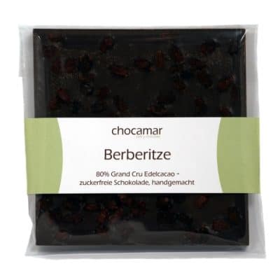 Berberitze zuckerfreie Schokolade, 60g