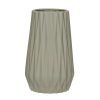 Vase gerillt olive