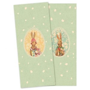 Serviette Hasen