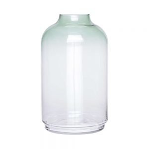 Vase klar/grün