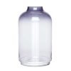 Vase klar/blau