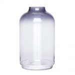 Vase klar/blau
