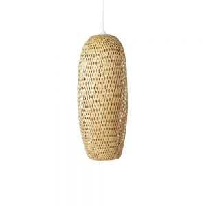 Deckenlampe Bambus lang
