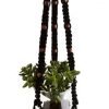 Blumentopf am Macrame Seil