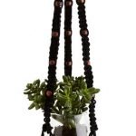 Blumentopf am Macrame Seil