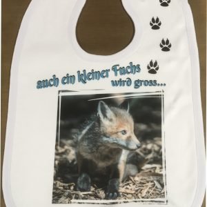 BABY LÄTZLI mit Fuchs-Motiv aus der Sendung; SRF bi de Lüt...ECHTE TIERHELDEN...