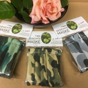 das ORIGINAL = hochwertige STOFF-Maske mit camouflage Design