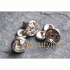Strass Nieten si Crystal, 4mm, mit Rückteil, 50Stk