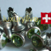 Strass Nieten si Peridot 4mm, mit Rückteil, 20Stk