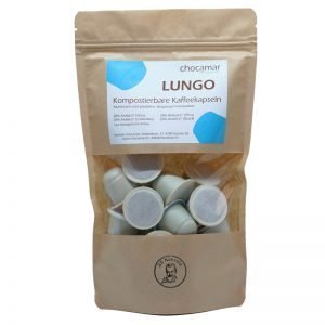 Kompostierbare Lungo-Kaffeekapseln, 20 Stück