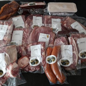 Mischpaket 15 kg – Fleisch vom Freilandschwein