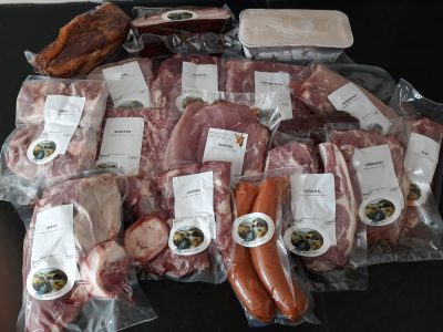Mischpaket 15 kg – Fleisch vom Freilandschwein