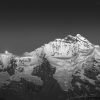 Jungfraujoch und die Jungfrau– HiRes Fotodruck