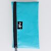 Flaches Etui aus Blache uni türkisblau