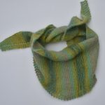 Dreieckstuch aus Mohair/Silk und Baumwolle/Seide