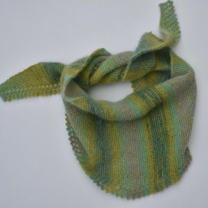 Dreieckstuch aus Mohair/Silk und Baumwolle/Seide