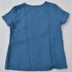 Shirt aus Leinen in türkis