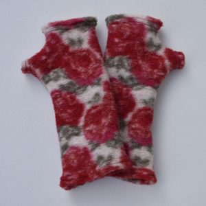 Pulswärmer/Stulpen mit Daumenloch aus Walkstoff