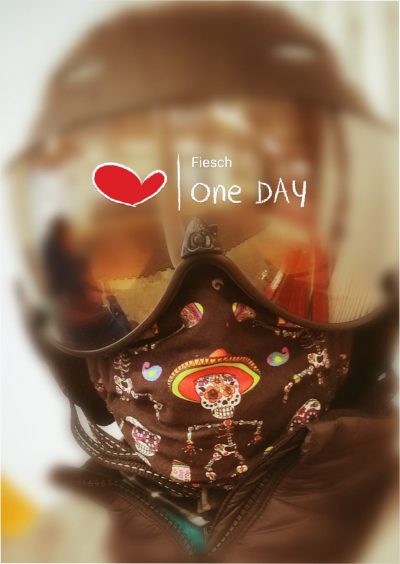 das ORIGINAL = hochwertige STOFF-Maske mit skelett Design